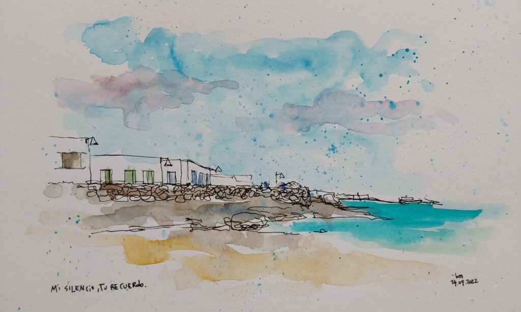 Urbansketcher en Lanzarote